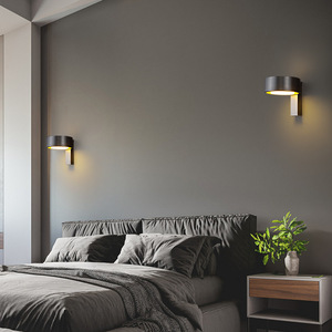 Italian Minimalist All-Copper Wall <b>Lamp</b> Postmodern Light Luxury for Living Room Bedroom <b>Study</b> Staircase Simple Background Wall - Product Image 2