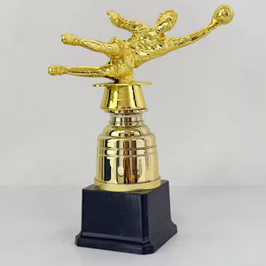Trofeo Sportivo in Plastica Dorata Personalizzabile per <span class=keywords><strong>Portieri</strong></span>, Premio Commemorativo per Campioni - Product Image 2