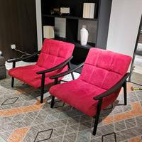 Fauteuil en bois de frêne, minimalisme italien, design moderne, salon, luxe léger, mobilier de loisirs pour la maison, design Finn