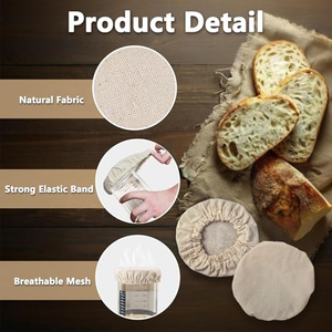Fermentation Jar Cover Canning Lid Fabric Cover Reusable Fermentation Lid for Kitchen - Product Image 5