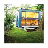 Maison préfabriquée modulaire portable et compacte à construction rapide, type conteneur mobile et magasin agricole, maison conteneur de 50 m avec salle de bain et cuisine