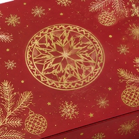Boîte cadeau magnétique de Noël haut de gamme OEM avec couvercle à rabat magnétique pour offrir en cadeau, personnalisation du logo et commande en gros