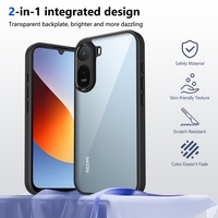 Funda para Xiaomi Redmi A7 Pro 4G / Poco C85x 5G Versión Global, Ultra Delgada, Marco de TPU Suave, Parte Trasera Rígida de PC Transparente