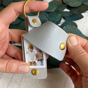 Estuche Personalizado para Fotos de Mamá en Cuero PU, Llavero con Foto Personalizada, Regalo del Día de la Madre para Ella, Llavero con Foto, Regalos de Cumpleaños y Navidad - Product Image 3