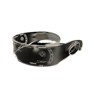 แว่นตาเทค รูปทรงโล่ ไฟ LED หลากสี สำหรับงานดนตรี คอนเสิร์ต อุปกรณ์เชียร์ - Product Image 5