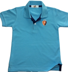เสื้อเด็กแขนยางยืด 240 กรัม ลายเพสลีย์ ผลิตจากผ้า TC ดับเบิ้ลปิเก้ 35% คอตตอน 65% โพลีเอสเตอร์ - Product Image 2
