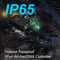 Contrôleur LED IP65 étanche à la poussière et à l'eau DMX/SPI 200W pour utilisation sur scène extérieure