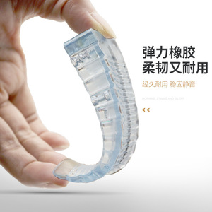 Silicone Door Stopper Floor Mount Rubber Anti Slip Door Blocker Minimalist Design Household Use - Product Image 1