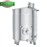 Cuve de fermentation de vin de navire de brassage de cidre de pomme d'acier inoxydable pour le stockage