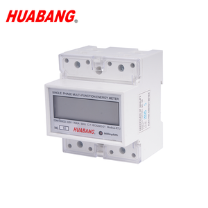 Compteur d'énergie monophasé multi-tarifs multifonctionnel réactif sur rail DIN RS485 MODBUS - Product Image 2