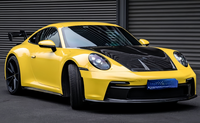 Kit carrosserie en fibre de carbone pour Porsche 992 GT3 RS, modification de mise à niveau neuve, grande taille, capot avant, aileron arrière, jupes latérales, moteur