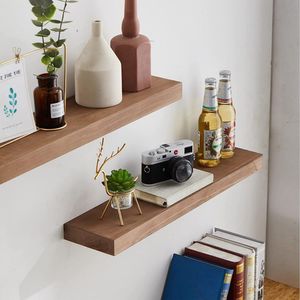 Hiện đại hình chữ nhật màu đen rắn gỗ nổi Kệ handmade Wall Mount cho nhà khách sạn hoặc trường học cho lưu trữ-Nhà máy bán buôn - Product Image 6