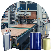 Colle de dispersion PUR en polyuréthane à base d'eau pour PVC MDF Presse Machine à plastifier sous vide pour le travail du bois Construction Liquide