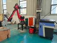 Sistema de Corte Láser de Fibra con Brazo Robótico Automático, Generador de 3KW, Cabezal de Corte de Metal para Láminas Metálicas y Tubos, Uso Industrial