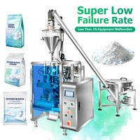 Machine d'emballage verticale VFFS pour poudre de blanchiment à l'oxygène et poudre de blanchiment sans danger pour les couleurs, destinée aux produits de lessive