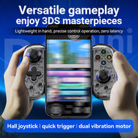 Gamepad Nirkabel Berkabel Tipe-C D6mini Terlaris Grosir, Dilengkapi Giroskop Enam Sumbu dan Lampu RGB untuk Android/iOS/PC/Steam