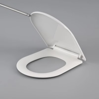 Siège de toilette universel UF à fermeture lente, design moderne, réglage de la pression de l'eau, compatible avec les toilettes anciennes, vente en gros