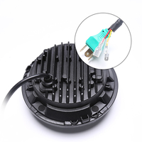 LOYO Nuevo Diseño Oem Luces Led Para Auto 60W Faros Circulares 7 Pulgadas Hi Lo Beam Drl Ámbar para Jeep Patriot Faros Delanteros 2007