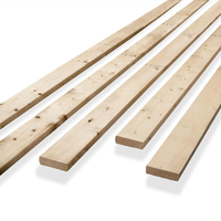 Planche en bois d'épicéa moderne en gros de Chine, écologique, taille personnalisée, planche à bords coupés pour la construction
