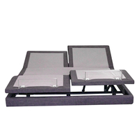 Cadre de lit réglable Lit intelligent Twin XL Base de lit rembourrée avec massage Pied et tête ergonomiques Double ports USB