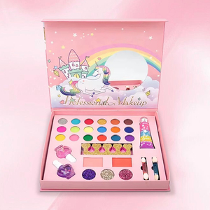 Hot Selling 29 in 1Craft Makeup Box <b>Toy</b> Children Nontoxic Washable Cosmetic Set Real Makeup Set With for <b>Girls</b> - Product Image 1