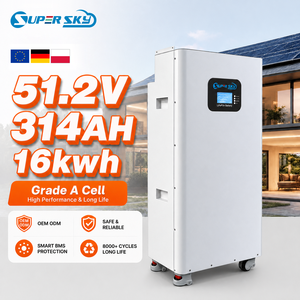 Eu Stock Lifepo4 Battery 16kwh 15kwh Solar Battery 48v 51.2v 314ah Lithium Battery for Home <b>Energy</b> <b>Storage</b> <b>Systems</b> - Product Image 1