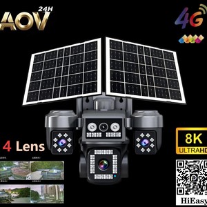 S9 New Product Hi Easy Lower Price Solar-powered <b>Camera</b> in Europe 4G SMART Solar Battery App <b>Camera</b> 24H CCTV <b>Camera</b> Outdoor - Product Image 5