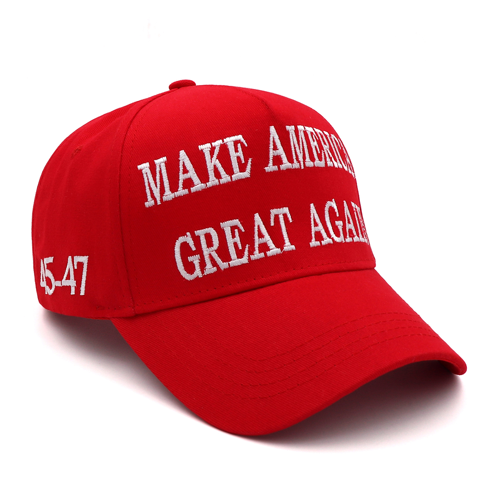 卸売5パネル刺EmbroideryロゴMAGA2024アメリカを再び素晴らしいものにする帽子カスタム赤い野球帽