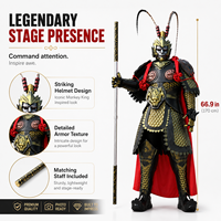 Costume de cosplay Roi Singe pour adulte, tenue d'armure Sun Wukong, tenue intégrale pour spectacle de scène, fête, spectacle, légende mythique chinoise