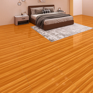 地砖木质外观瓷器卧室木质600 * 600毫米喷墨数字印刷传统瓷砖 - Product Image 3