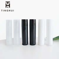 Tubes à lèvres vides, contenants de baume à lèvres de voyage, pour cosmétiques DIY faits maison, rechargeables, avec bouchon à vis, 4ml/5ml, sérigraphiés, 100 pièces en plastique