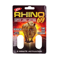 Rhino 69 10000K 18000K 24000K Complément alimentaire pour hommes en bonne santé Amélioration naturelle de l'énergie Pilules et capsules Rhino