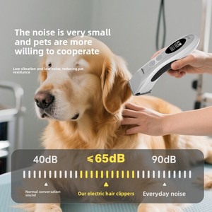 Cortadora de Pelo Profesional para Mascotas Shernbao <span class=keywords><strong>CAC</strong></span>-878 Cool Z, Recortadora Inalámbrica para <span class=keywords><strong>Perros</strong></span> con Pantalla LCD, Precisión de Grado Veterinario - Product Image 3