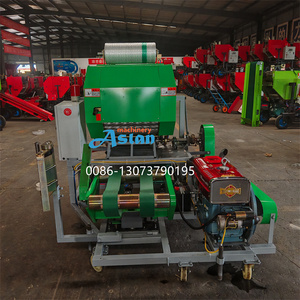 Thức ăn gia súc cỏ <span class=keywords><strong>Baler</strong></span> wrapper máy hoàn toàn tự động <span class=keywords><strong>Silage</strong></span> Vòng Bale máy bao bì - Product Image 4