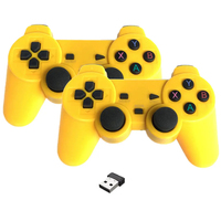 Manette de jeu double sans fil Bluetooth avec boutons tactiles, sans vibration, modèle X706WD, pour Android TV Box, interface USB, pour jouer aux jeux