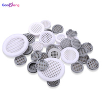 Grille d'aération ronde en plastique, à clipser, pour meubles, armoires et placards à chaussures – Approvisionnement direct usine