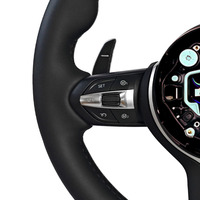 Volant en cuir modifié de la série Black pour BMW M8 8 7 X7 6 GT X6 M5 5 X5 X4 X3 F10 E70 E90 ZC-M6-P4