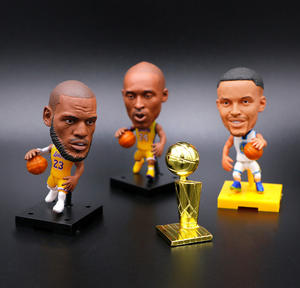 Figura de acción de baloncesto personalizada, minifigura de resina con cabeza de adoquín, estrella de jugador, adornos 3D para coche, muñeca de la <span class=keywords><strong>NBA</strong></span> - Product Image 4