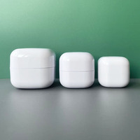 5g 10g 20g 30g 50g Blanc Vert Bleu Violet Forme Carrée Cosmétique PP Pots En Plastique pour Gel UV avec Couvercles