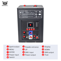 MOWL Vente en gros en usine Feux d'artifice DMX 750W Pyrotechnic Cold Sparkler 750 Machine électronique à étincelles pour fête de mariage Bar Club Show