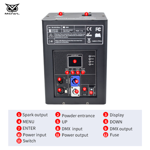 Nhà Máy Bán buôn DMX 750W pháo hoa pháo hoa lạnh Sparkler 750 tia lửa điện tử máy cho tiệc cưới thanh KTV Câu lạc bộ hiển thị - Product Image 3