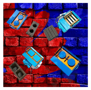 4 Popular Household Electric 220V Hollow <strong>Block</strong> Making <strong>Machines</strong> Small <strong>Manual</strong> Molds Factory Export on Sale - Product Image 1