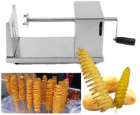 Trancheuse à spirale professionnelle en acier inoxydable pour légumes, multifonctionnelle et facile à utiliser pour la transformation des légumes