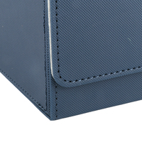 Caja de almacenamiento de tarjetas de juego de Comercio de cuero PU multifunción magnética personalizada de gran capacidad