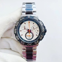 Montre pour homme F1 (1580VK) Carrera Aquaracer, chronographe à trois aiguilles, calendrier, quartz lumineux, bracelet en alliage