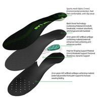 Semelles orthopédiques de football à maintien de la voûte plantaire, absorption des chocs, personnalisables et thermoformables, directement de l'usine