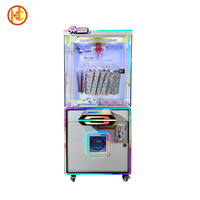 Machine de jeu de distribution de prix à pince à monnayeur, à fort rendement, 220V, grue métallique, pour jouets, directement de l'usine, en anglais