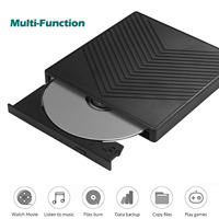Unidad óptica 7 en 1 Usb externo 3,0 Ultra Slim Laptop Dvd ROM Writer Portable Usb Unidad óptica externa para computadora portátil para Windows 11
