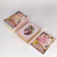 Vente en gros d'usine : Jeu de cartes de tarot et d'oracle avec dorure à chaud, cartes de haute qualité, impression sur papier
