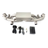 Système d'échappement MPER à soupapes pour Porsche 718 GT4 GTS Spyder, en titane sablé, son sportif, télécommande, haut débit, installation facile